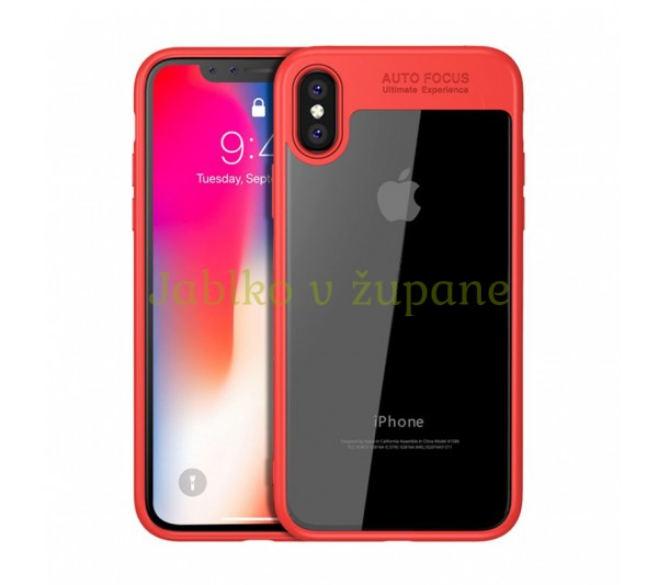 Kryt Focus iPhone XR - červený